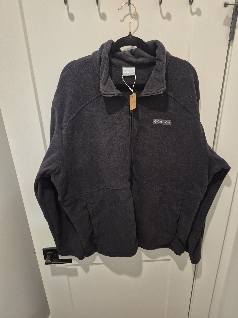Columbia Black Full-Zip Teddy Fleece Jacket